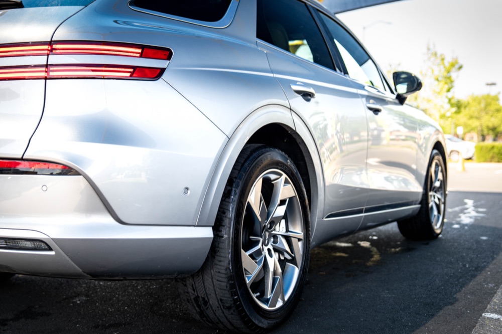 Spotlessly clean car freshly washed at Bubba's Express Car Wash